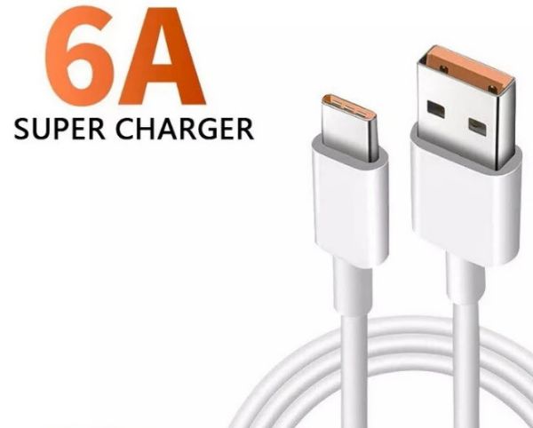 تصویر  کابل تبدیل USB به USB-C مدل توربو سوکت نارنجی طول 1 متر