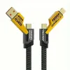 تصویر  کابل تبدیل USB-C /USB به 65W USB-C /لایتنیگ مدل PD 27W-MAX طول 1متر (برزنتی)